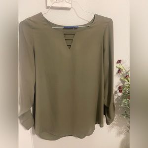 APT.9 Hunter Green womens Stylish Top Blouse Size S